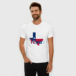 Футболка slim-fit Texas, цвет: белый — фото 2