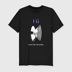 Футболка slim-fit Depeche Mode - for the masses bong, цвет: черный