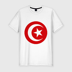 Мужская slim-футболка Тунис
