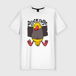 Мужская slim-футболка Duck tape