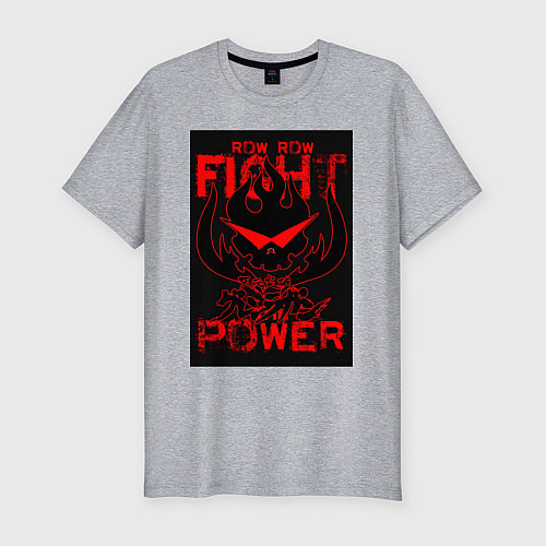 Мужская slim-футболка Камина Гуррен Дан / Меланж – фото 1