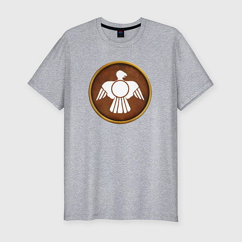 Мужская slim-футболка Дахи Rome: Total War Alexander / Меланж – фото 1