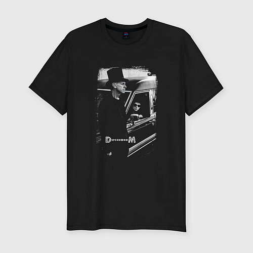 Мужская slim-футболка Depeche Mode - memento mori cologne / Черный – фото 1