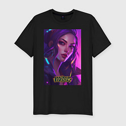 Футболка slim-fit League of Legends Kaisa Kda, цвет: черный