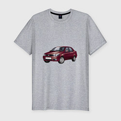 Футболка slim-fit Fiat Albea, цвет: меланж