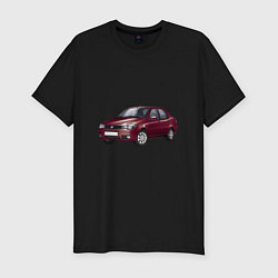 Футболка slim-fit Fiat Albea, цвет: черный