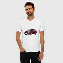 Футболка slim-fit Fiat Albea, цвет: белый — фото 2