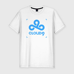 Мужская slim-футболка Cloud9 - tecnic blue