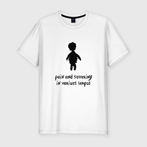 Мужская slim-футболка Depeche Mode - Angel of pain / Белый – фото 1