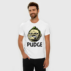 Футболка slim-fit Pudge Face, цвет: белый — фото 2