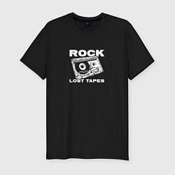 Футболка slim-fit Rock lost tapes, цвет: черный