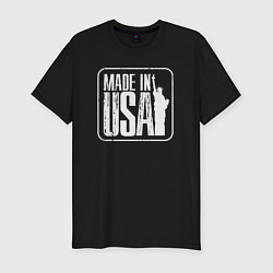 Мужская slim-футболка Сделан в США