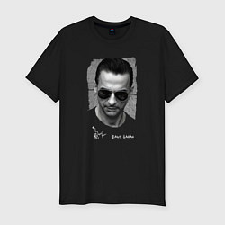 Футболка slim-fit Depeche Mode - Dave Gahan face, цвет: черный