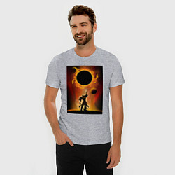 Футболка slim-fit Эсканор грех льва, цвет: меланж — фото 2