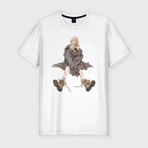 Мужская slim-футболка Ведьма и чудовище Гидо / Белый – фото 1