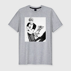 Мужская slim-футболка Эйкити Онидзука учитель