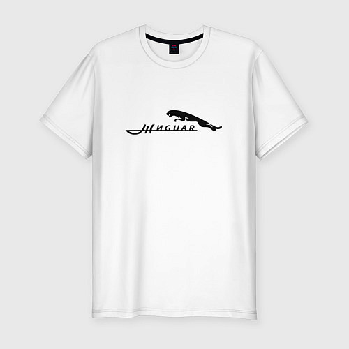 Мужская slim-футболка Жигуар / Белый – фото 1