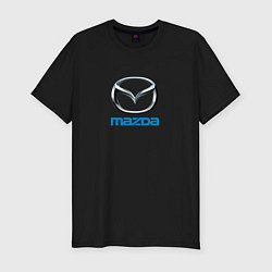 Футболка slim-fit Mazda sport brend, цвет: черный