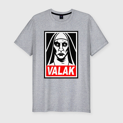 Мужская slim-футболка Valak / Меланж – фото 1