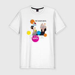 Футболка slim-fit Pet Shop Boys - Super, цвет: белый
