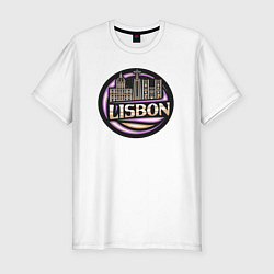 Мужская slim-футболка Лиссабон