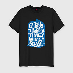 Футболка slim-fit Timey stuff, цвет: черный