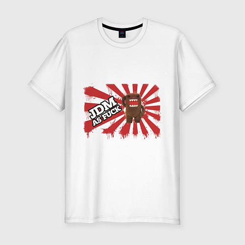 Мужская slim-футболка DOMO-JDM / Белый – фото 1