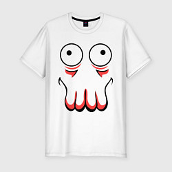 Мужская slim-футболка John Zoidberg Face