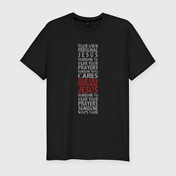 Футболка slim-fit Depeche Mode - Personal jesus text, цвет: черный