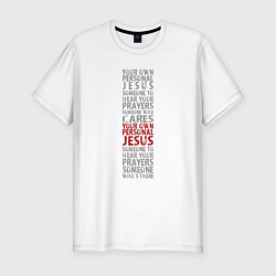 Футболка slim-fit Depeche Mode - Personal jesus text, цвет: белый