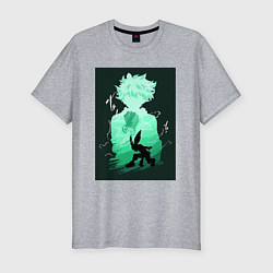 Мужская slim-футболка Моя геройская академия Идзуку Мидория герой