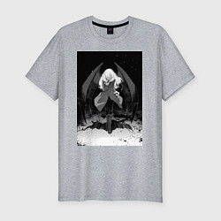 Футболка slim-fit О моём перерождении в слизь Римуру Темпест с крыль, цвет: меланж