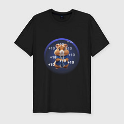 Футболка slim-fit Hamster Kombat, цвет: черный