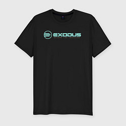 Мужская slim-футболка Exodus logo