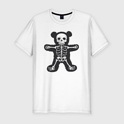 Футболка slim-fit Skeletor bear, цвет: белый