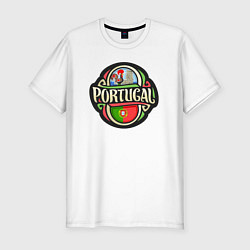 Мужская slim-футболка Portugal