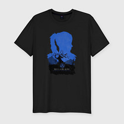 Мужская slim-футболка Hellblade - Senua