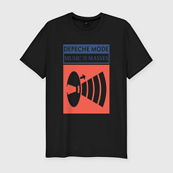 Футболка slim-fit Depeche Mode - Music for the masses merch, цвет: черный