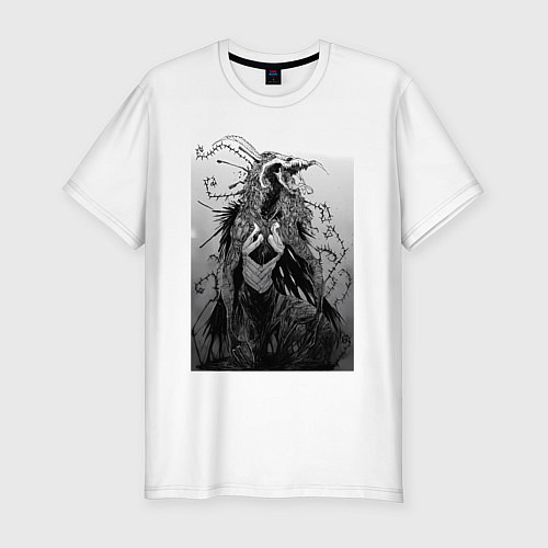 Мужская slim-футболка Невеста чародея Элиас Эйнсворт лесной / Белый – фото 1