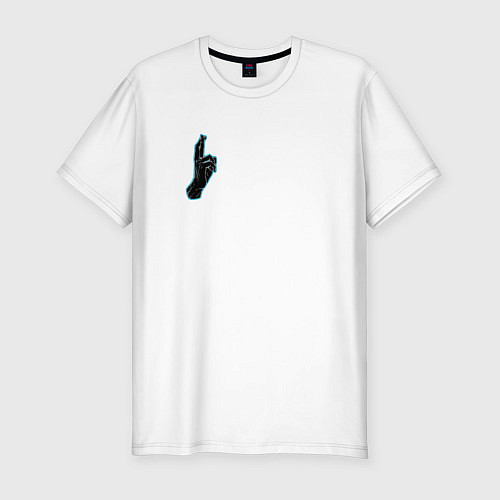 Мужская slim-футболка The strongest, Satoru Gojo / Белый – фото 1