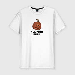 Футболка slim-fit Pumpkin Kurt - the office, цвет: белый