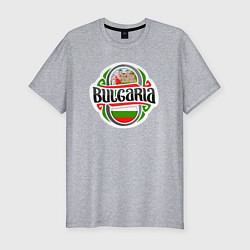 Мужская slim-футболка Моя Болгария
