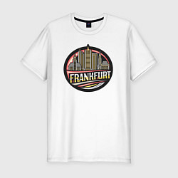 Мужская slim-футболка Франкфурт