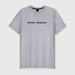 Мужская slim-футболка Street Workout RD500 Black