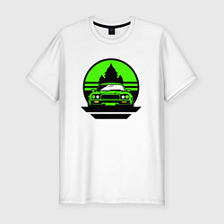 Мужская slim-футболка Nissan skyline retro style