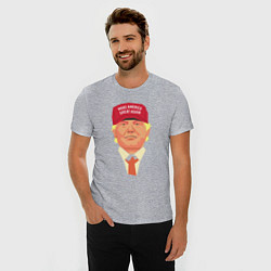 Футболка slim-fit Trump - America, цвет: меланж — фото 2