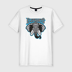 Футболка slim-fit Elephants team, цвет: белый