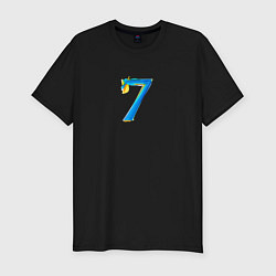 Футболка slim-fit BTS Map of soul 7 light, цвет: черный