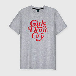 Футболка slim-fit Girls dont cry, цвет: меланж