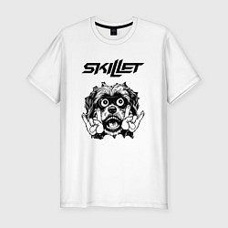 Футболка slim-fit Skillet - rock dog, цвет: белый